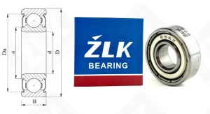 Подшипник 1000096/1080096 (6196,696ZZ) радиальный шариковый 6-15-5 мм