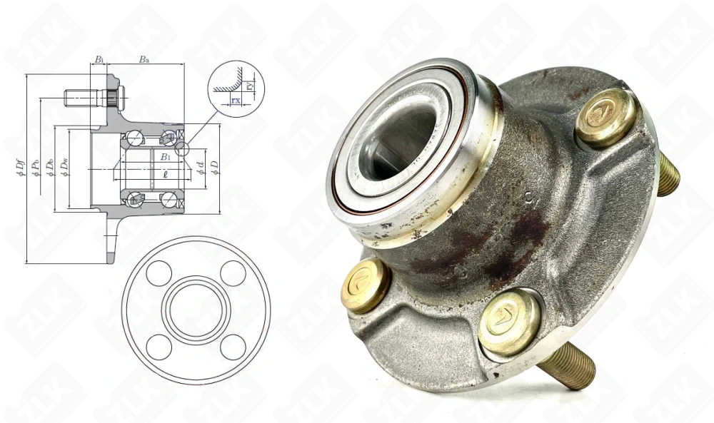 HUB076-4 (MM25BS62DH TGB35309) NTN