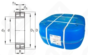 Подшипник 153640H (22340CCKW33) радиальный роликовый самоустанавливающийся 200-420-138 мм