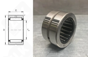 Подшипник NKS24 радиальный игольчатый 24-37-20 мм