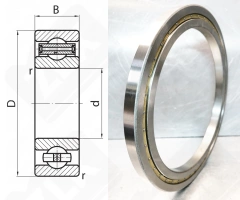Подшипник 7000976Л радиальный шариковый 380-520-44 мм