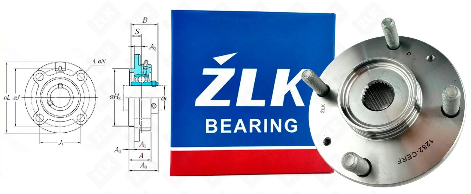 Подшипник шариковый 1282005 (1282-CERF) 24.4×137×71.5 мм ZLK