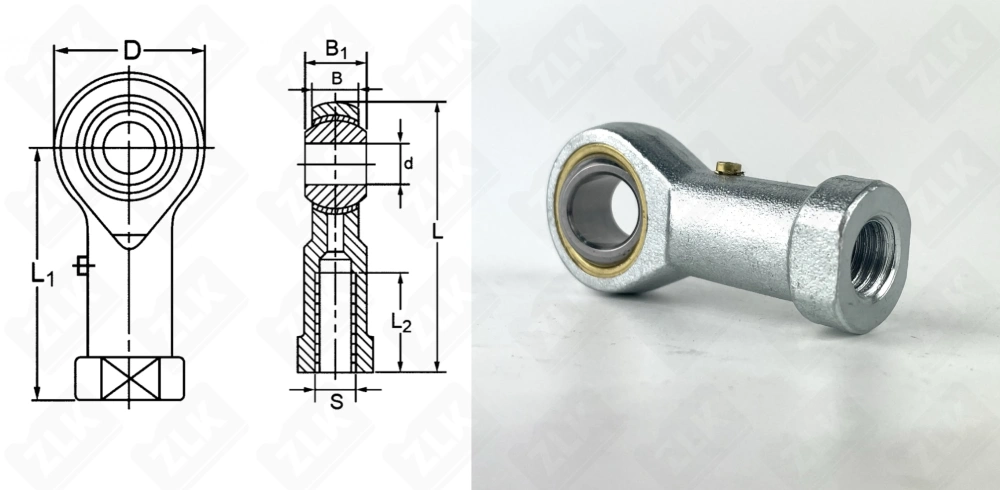 Шарнирный наконечник TSF12 Iskra
