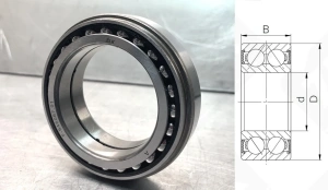 Подшипник F84606701 радиально-упорный шариковый 56-86-25 мм