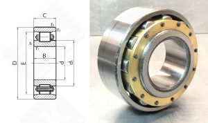 Подшипник 2609 Л (N2309M) радиальный роликовый 45-100-36 мм
