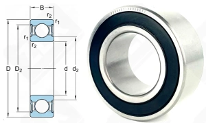 Подшипник 30BD40T12DDUCG21 радиально-упорный шариковый 30-55-23 мм
