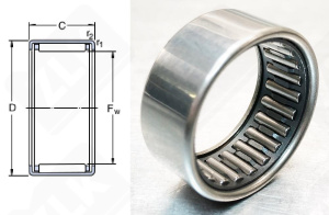 Подшипник TLA2516Z (HK2516) радиальный игольчатый 25-32-16 мм