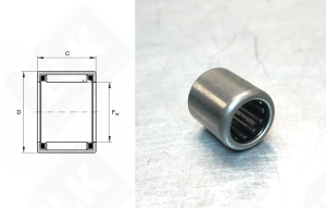 Подшипник BA610Z радиальный игольчатый 9,525-14,288-15,88 мм