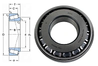 Подшипник роликовый 1027320 (31320J, 31320XJ2) 100×215×56.5 мм FBC