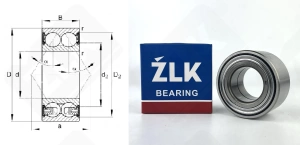 Подшипник VKBA1414 (R158.28 713690050 DAC3568A2RS) радиально-упорный шариковый 35-68-37 мм