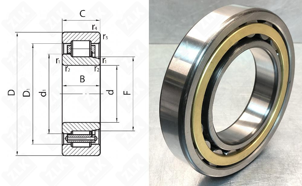 42217 Л (NJ217ECM) SKF