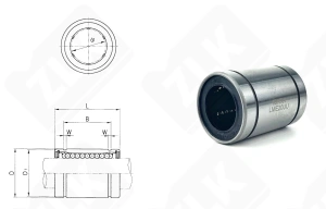 Линейный подшипник LME20UU