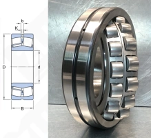 Подшипник 21318E радиальный роликовый самоустанавливающийся 90-190-43 мм