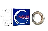 Подшипник 1000907 (6907ZZ) 35×55×10 мм Nachi оригинал