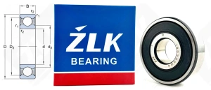 Подшипник 180302 Ш4 (63022RS) радиальный шариковый 15-42-13 мм