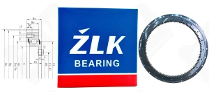 Подшипник 1L20-I-0744 опорно-поворотный шариковый 648-816-56 мм