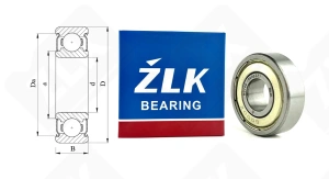 Подшипник 80100 (6000ZZ) радиальный шариковый 10-26-8 мм