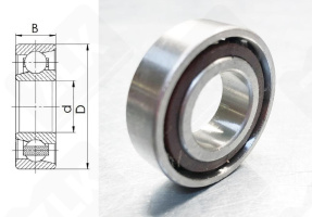 Подшипник 36103 E (7003CP) радиально-упорный шариковый 17-35-10 мм