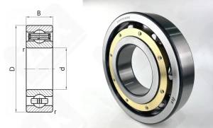 Подшипник 326 Л (70) ( 6326 M/C3L2071) радиальный шариковый токоизолированный 130-280-58 мм