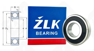 Подшипник 180309 Ш4 (63092RS) радиальный шариковый 45-100-25 мм