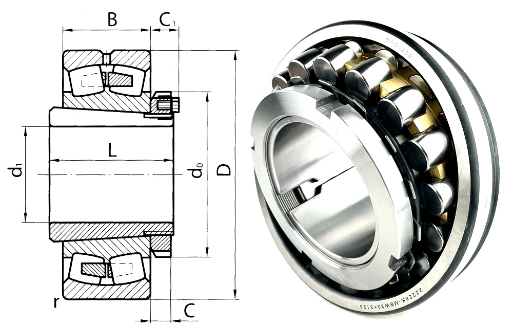 13525 Н (22228KMBW33+H3128,22228ACKW33+H3128) Craft