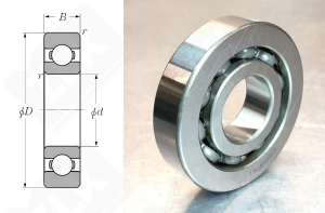 Подшипник SC04A47CS29PX1 радиальный шариковый 20-52-12 мм