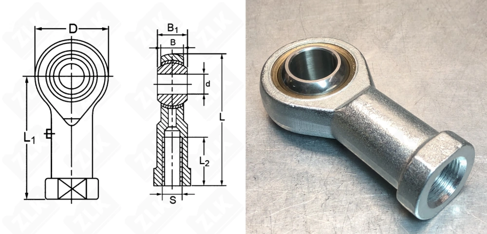 Шарнирный наконечник TSFL20C ISB