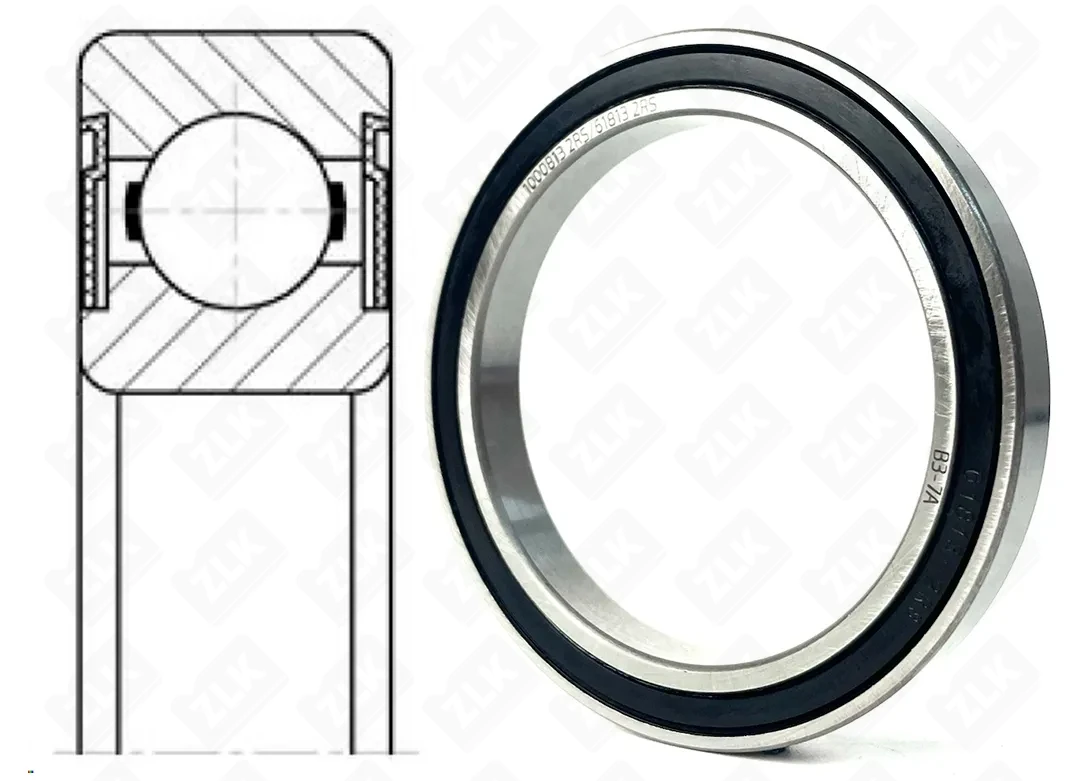 Подшипник шариковый 1000813 2RS (6813-2RS) 65×85×10 мм Neutral
