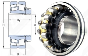 Подшипник 13612 Н (22313KMBW33+H2313) радиальный роликовый самоустанавливающийся 60-130-46 мм