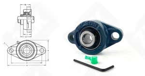 Подшипниковый узел 480202UCFL (UCFL202 FYTB15)