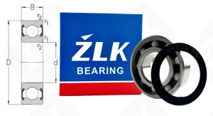 Подшипник 180103 (60032RS) радиальный шариковый гибридный 17-35-10 мм