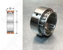 Подшипник 3254106 радиальный игольчатый 40-55-19 мм