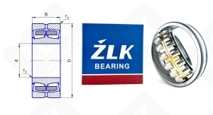 Подшипник 3522 Н (22222ACMBW33) радиальный роликовый самоустанавливающийся 110-200-53 мм