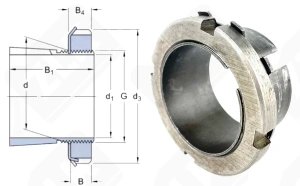 Втулка закрепительная H212 Neutral 55-60-38 мм