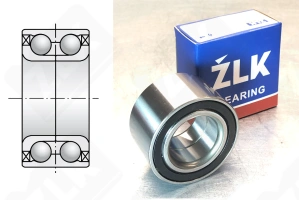 Подшипник 34BWD13CA70 (532066DA,DAC3464AW42RS,256907) радиально-упорный шариковый 34-64-37 мм