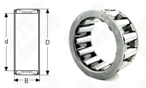 Подшипник K39x55x24,8 радиальный игольчатый 39-55-24,8 мм