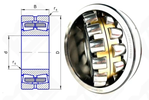 Подшипник 113618 Н (22318KMBW33) радиальный роликовый самоустанавливающийся 90-190-64 мм