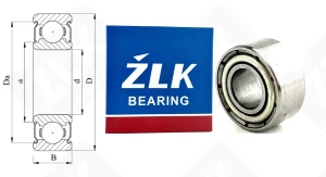 Подшипник 1000085 (685ZZ) радиальный шариковый 5-11-5 мм