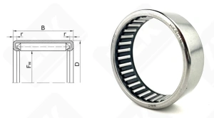 Подшипник HK4016 радиальный игольчатый 40-47-16 мм