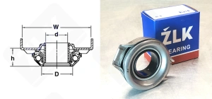Выжимной подшипник 62TKA3309 упорный шариковый 33-62-13 мм