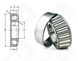 Подшипник 3007212 А (33212 VKHB2173) радиально-упорный роликовый конический 60-110-38 мм