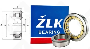 Подшипник 42330 Л (NJ330NJ330ECMA) E-M1 радиальный роликовый 150-320-65 мм
