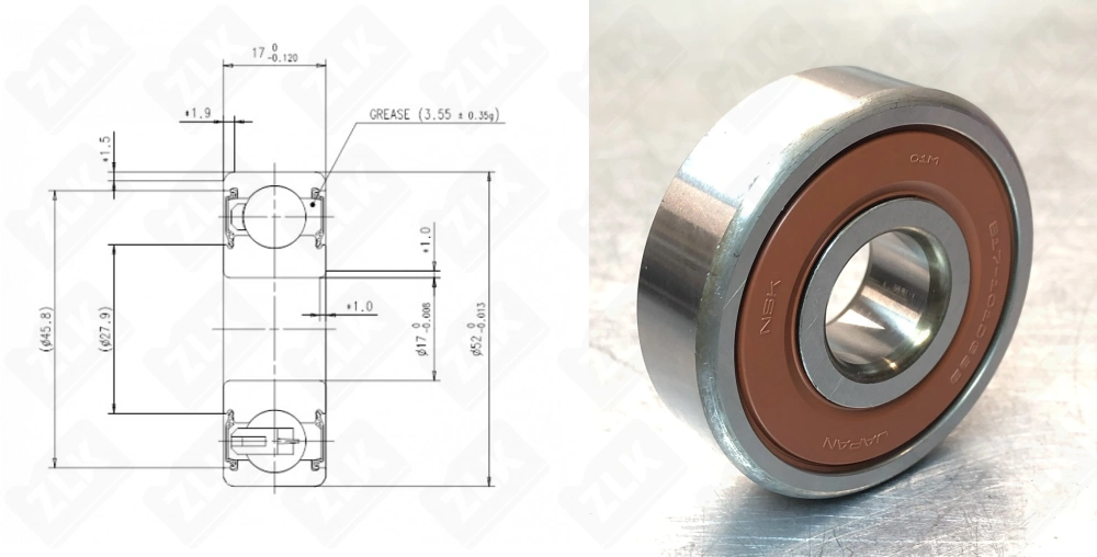 B17-101AT1XDDG8BCM NSK