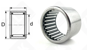 Подшипник HK3026 радиальный игольчатый 30-37-26 мм
