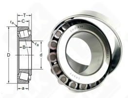 Подшипник 02.6407.67.00 радиально-упорный роликовый конический 65-120-41 мм