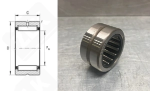 Подшипник NKS25 радиальный игольчатый 25-38-20 мм