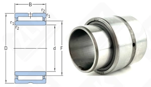 Подшипник NKI25/30 радиальный игольчатый 25-38-30 мм