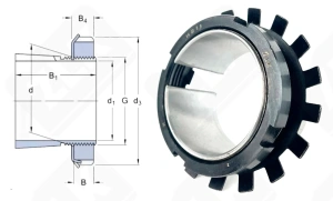 Втулка закрепительная H211 ZLK 50-81-50 мм