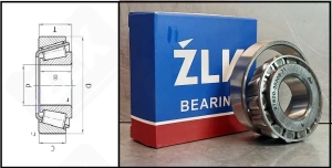 Подшипник 97600-30306-71 радиально-упорный роликовый конический 30-72-20 мм