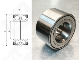 Подшипник BC39720037 радиально-упорный шариковый 39-72-37 мм